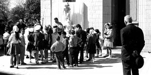 846- Chanzy- devant l'eglise- 1959- 9e Hussards2